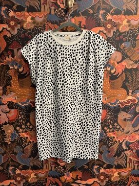 Nation LTD Animal Print Minidress %100 cotton
